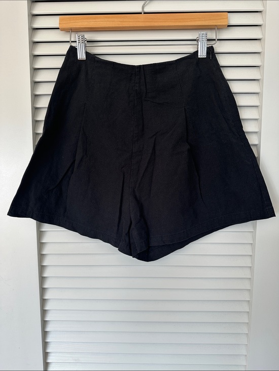 ASOS Pants - ASOS Black High-Waist Tailored Shorts